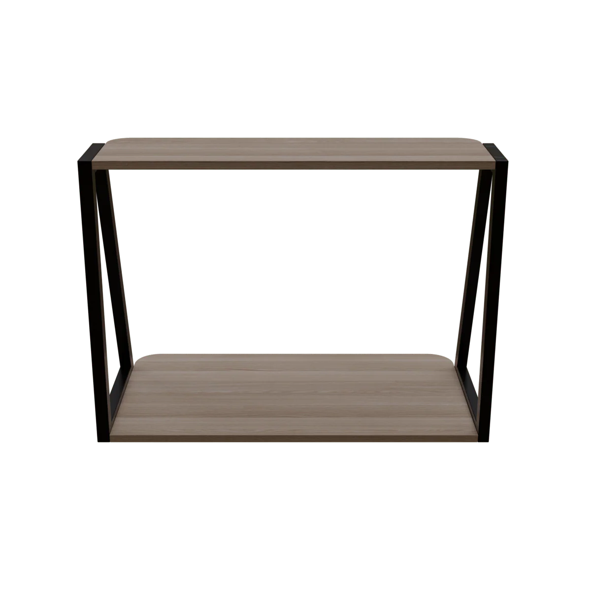 Elegant Wooden Wall Mounted Desk for Books & Display Decor - Image 14