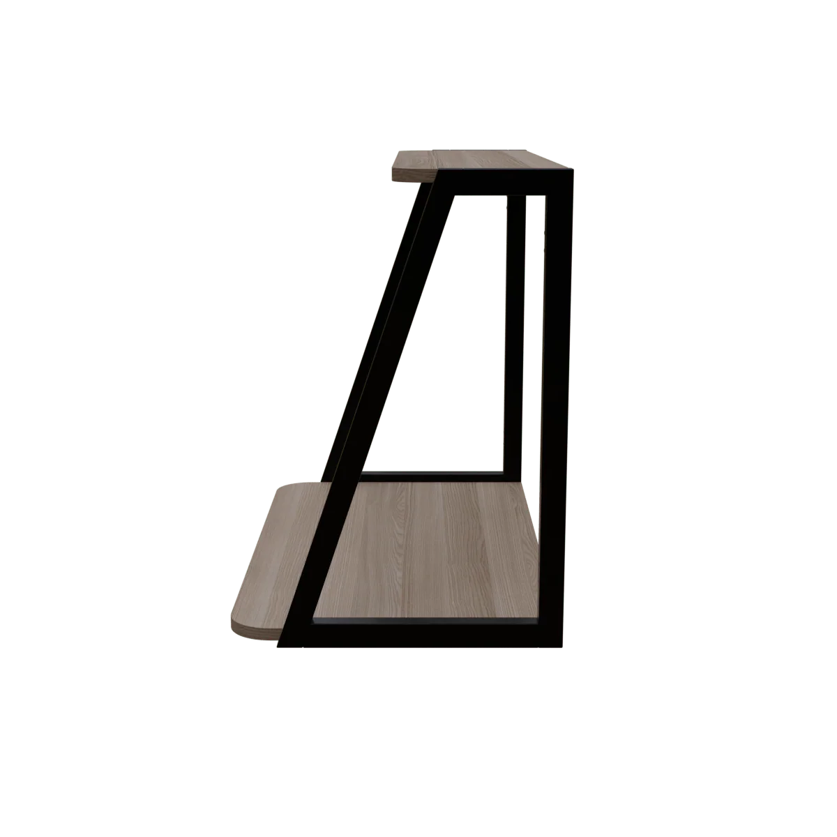 Elegant Wooden Wall Mounted Desk for Books & Display Decor - Image 18