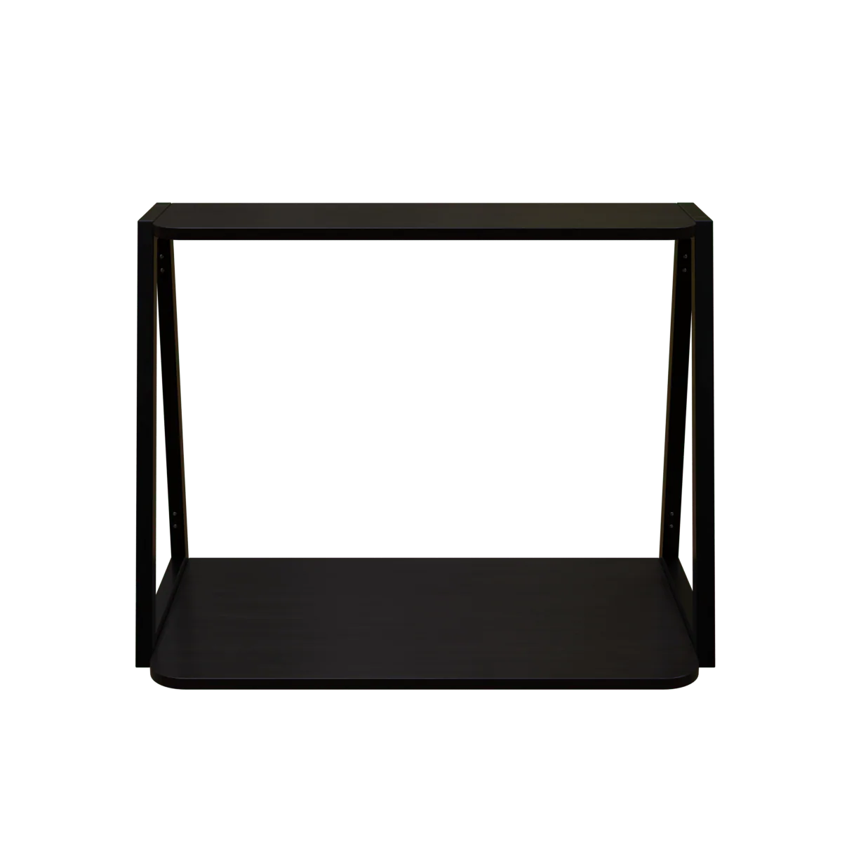 Elegant Wooden Wall Mounted Desk for Books & Display Decor - Image 22
