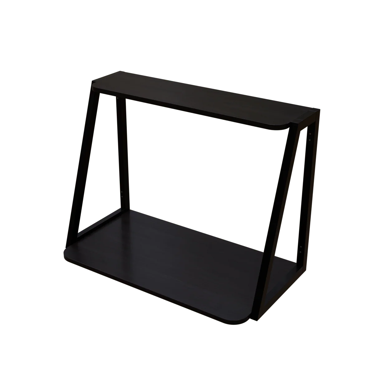 Elegant Wooden Wall Mounted Desk for Books & Display Decor - Image 23