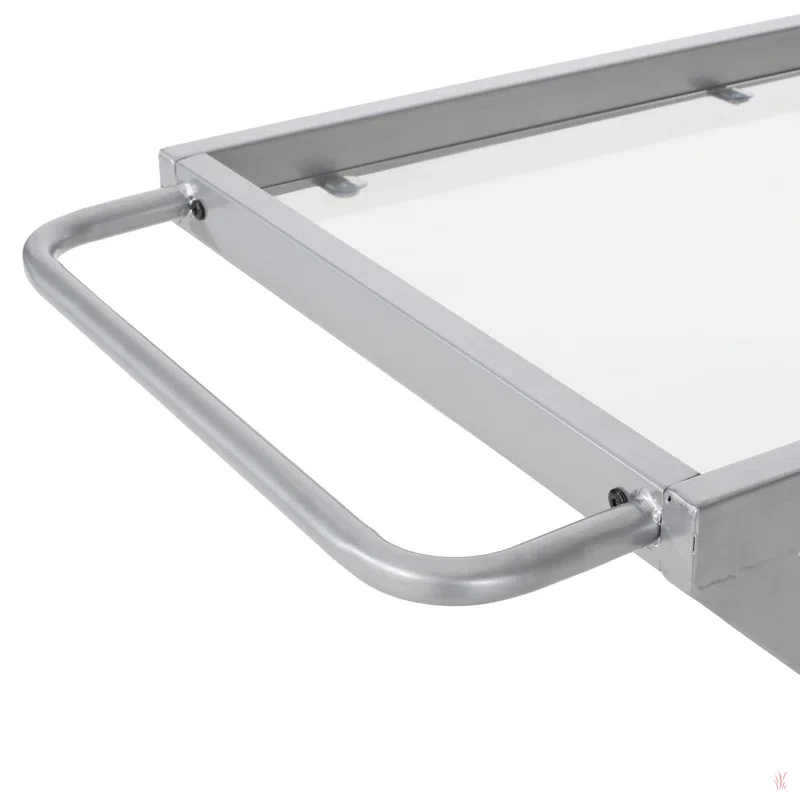 Elegant Z-Leg Serving Trolley in Metal Finish - Image 4