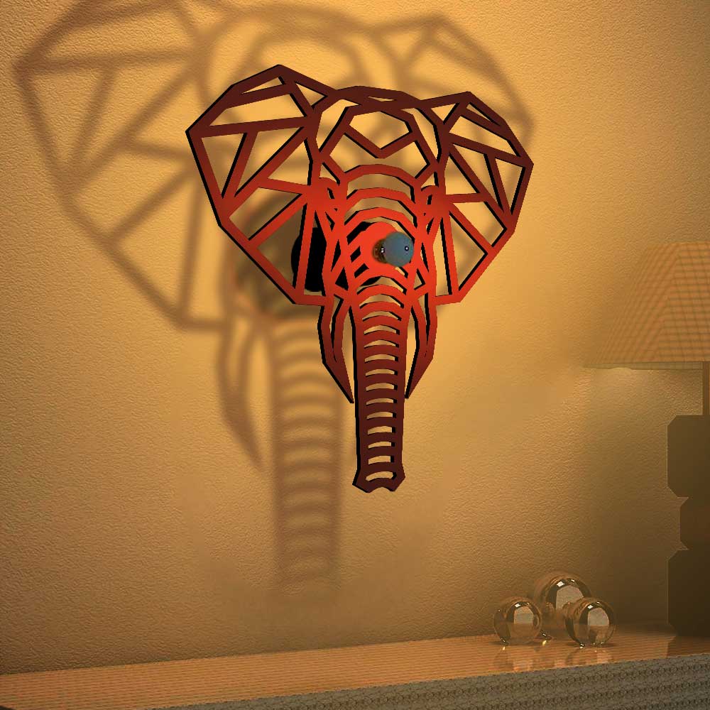 Elephant Design Shadow Lamp - Image 4