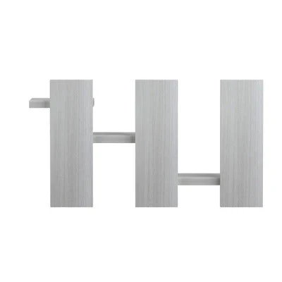 Enchanted Modern Rectangular Shaped Wooden Wall Shelves with White Finish - Image 2