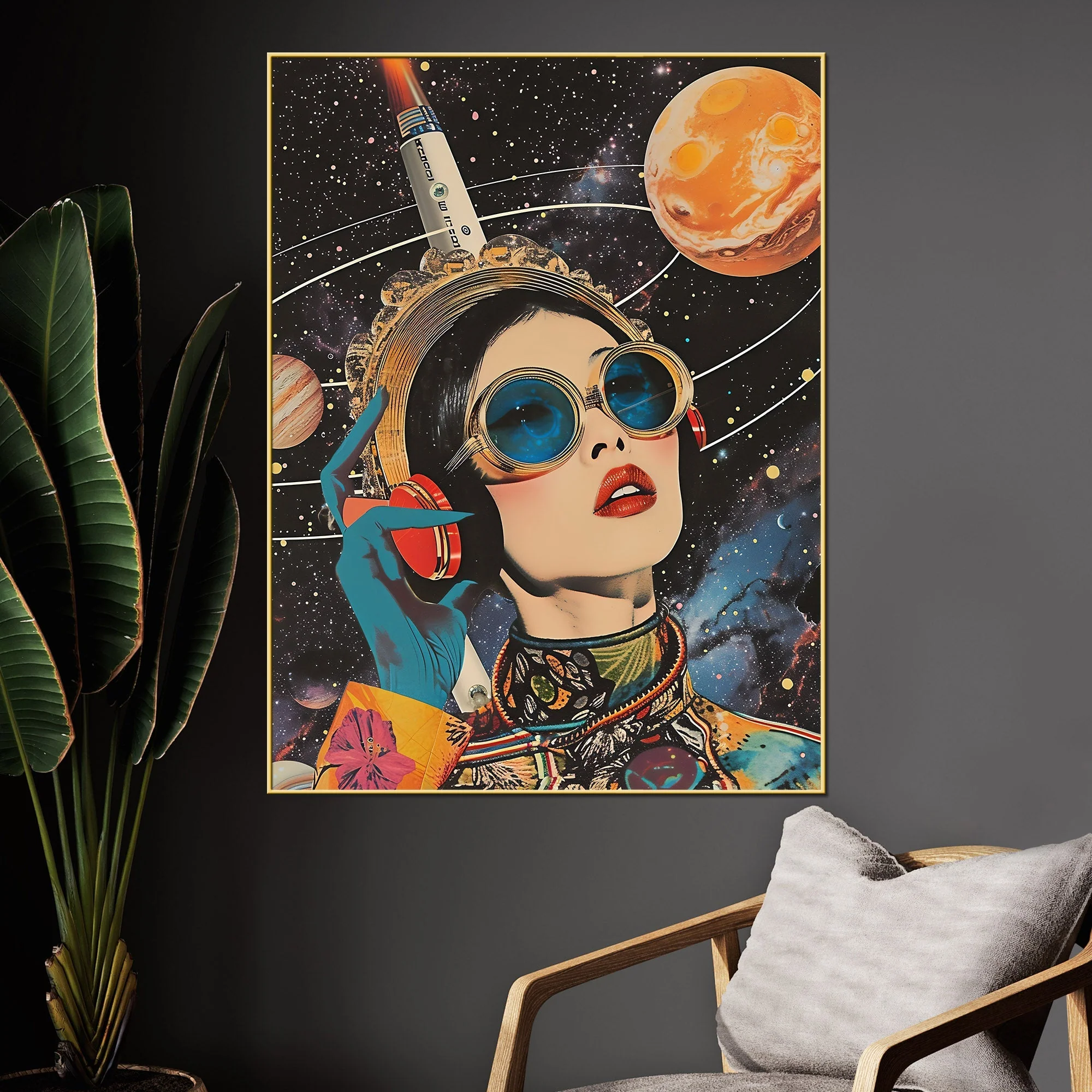 Enjoy Your Endless World Cotton Canvas Wall Painting - Image 2