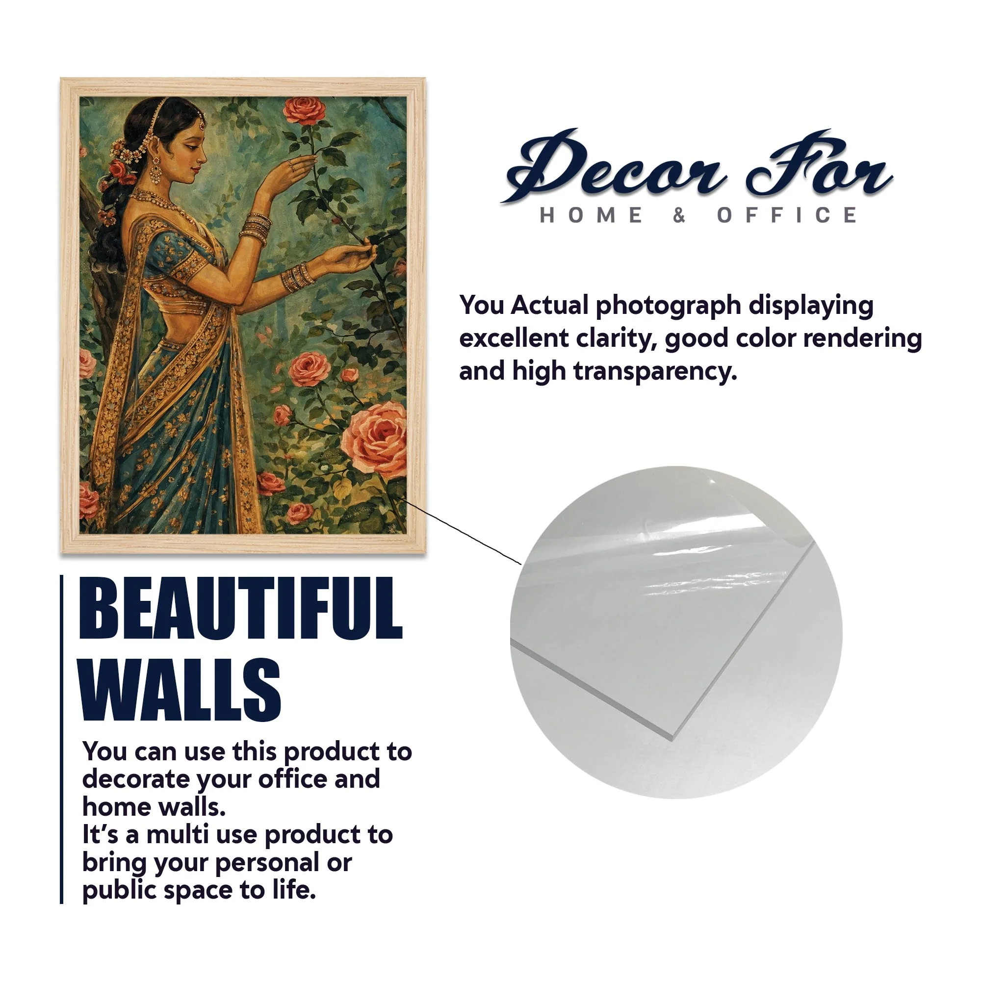 Ethnic Home Decor Wall Frame Set of Four - Image 6