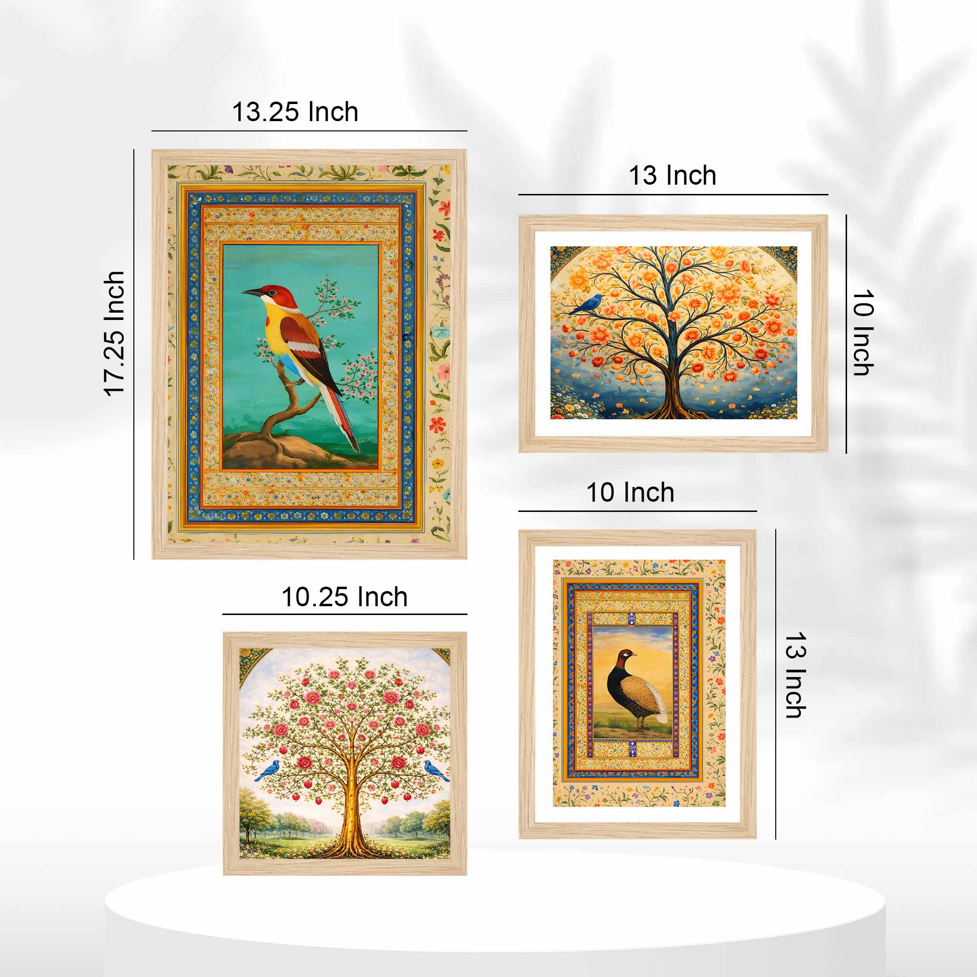 Ethnic Indian Wall Frame Set of Four - Image 5
