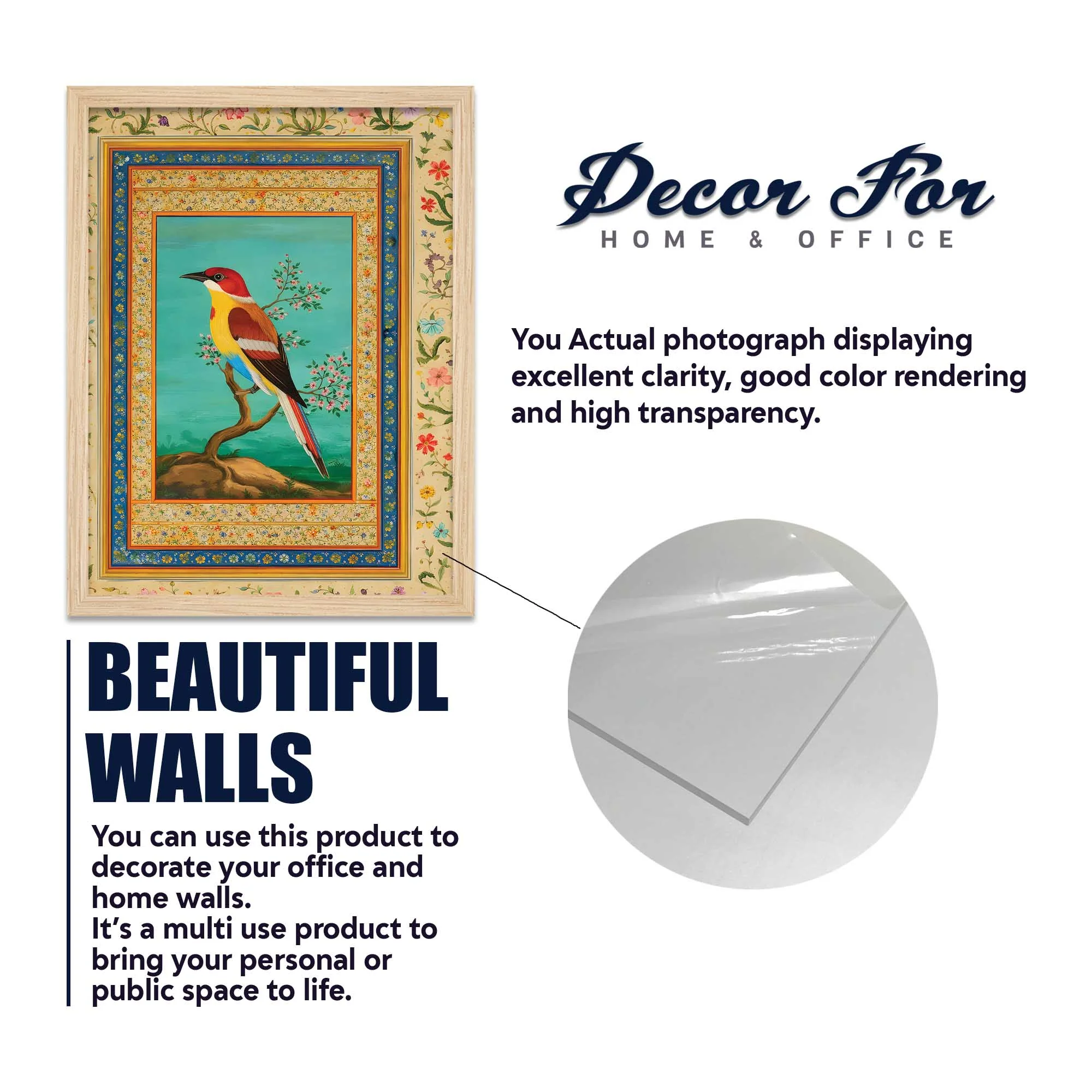 Ethnic Indian Wall Frame Set of Four - Image 6