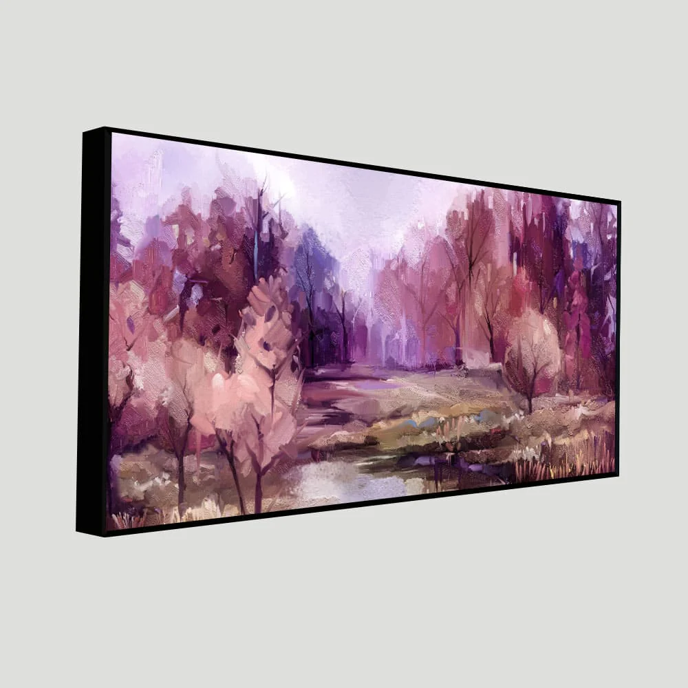 Fall Season Nature View Canvas Wall Painting - Image 5