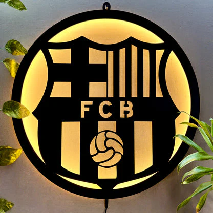 FC Barcelona FCB LED Wall Frame Light for Sports Fan Wall Decor - Image 3