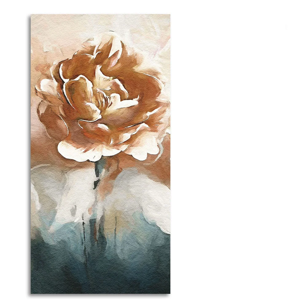 Floral Flower White Rose Premium Canvas Wall Painting - Image 4