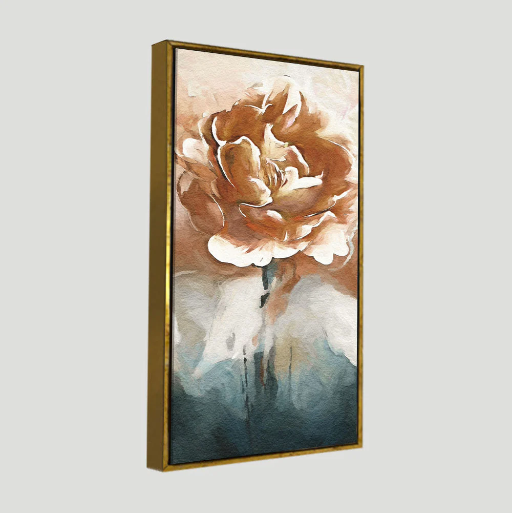 Floral Flower White Rose Premium Canvas Wall Painting - Image 5