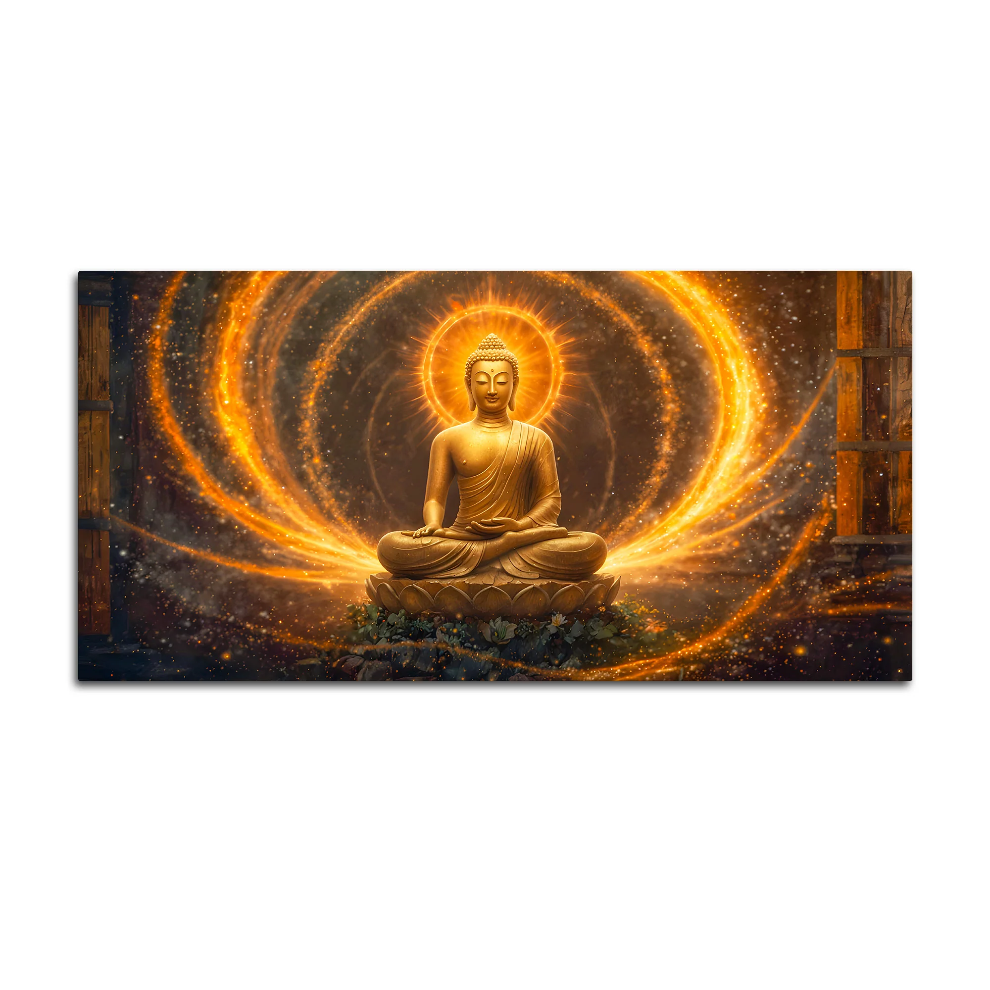 Gautam Buddha Canvas Painting for Stylish Walls - Image 4
