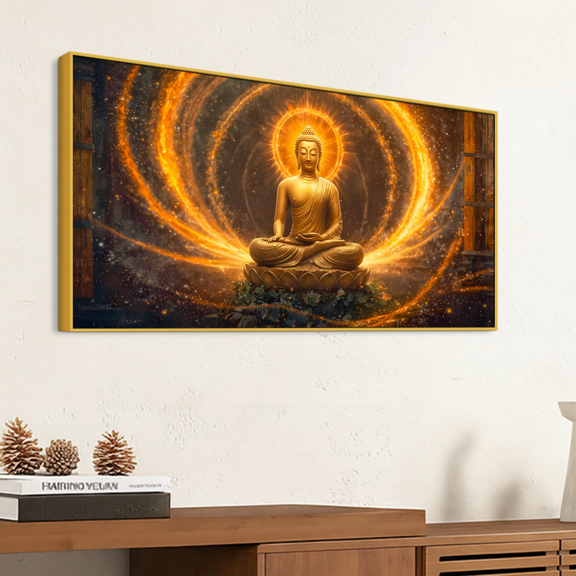 Gautam Buddha Canvas Painting for Stylish Walls - Image 5