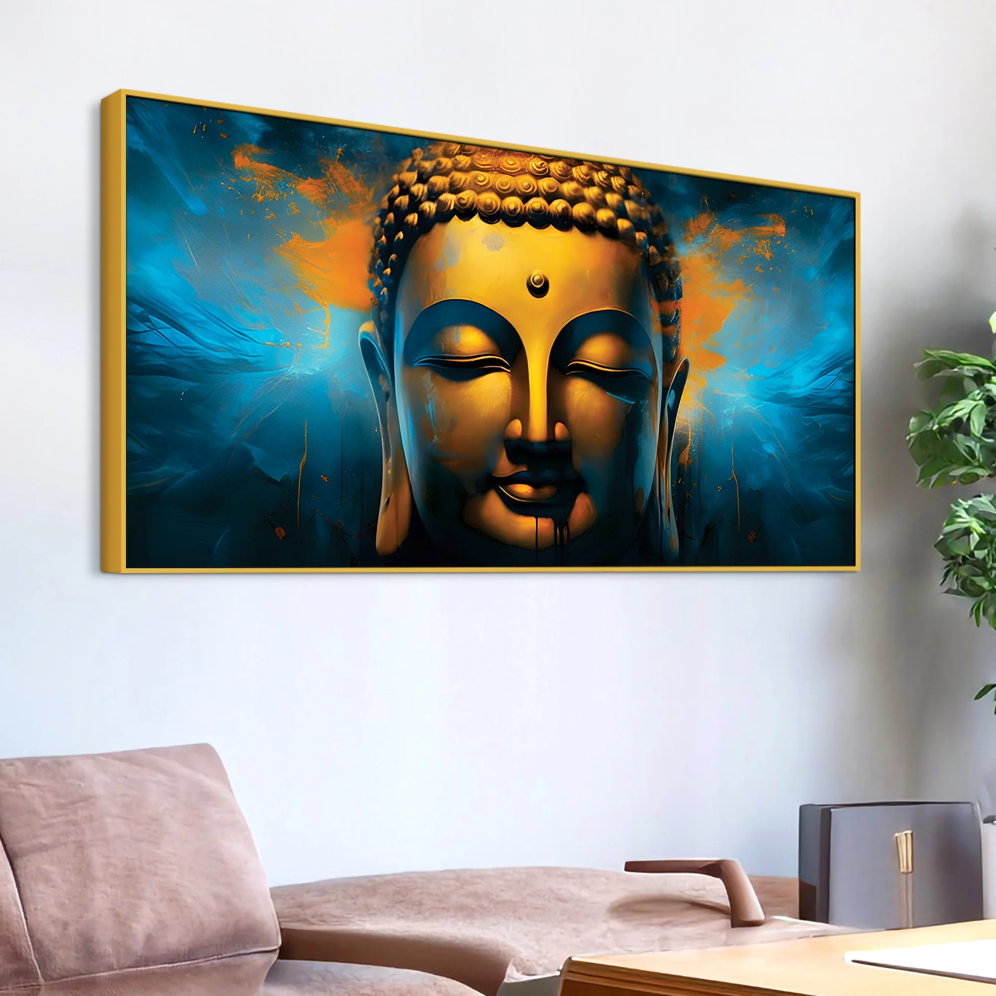 Gautam Buddha Painting for Home & Office Spiritual Decor - Image 5