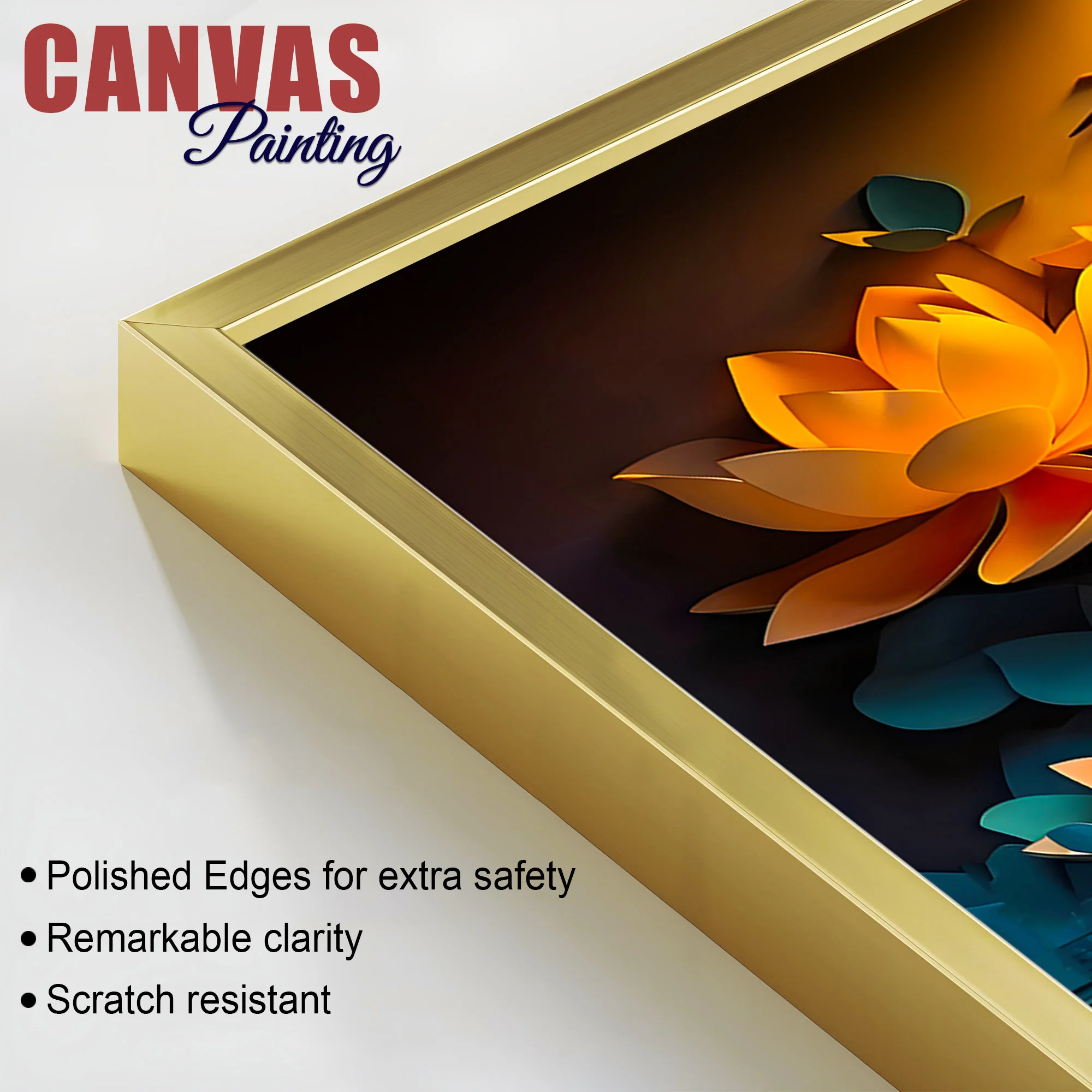Gautam Buddha Wall Painting for Positive Interior Atmosphere - Image 6