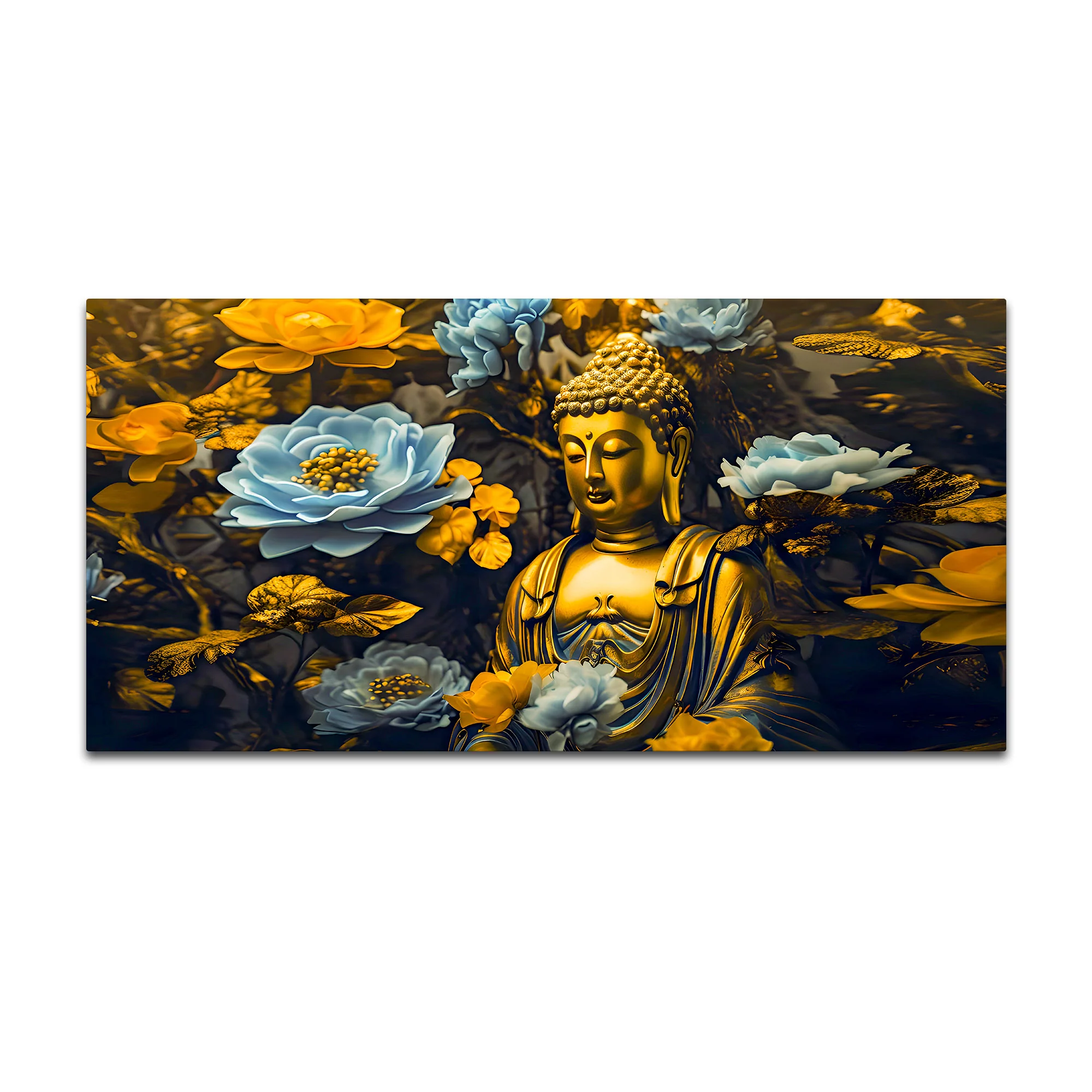 Gautam Buddha Wall Painting for Premium Living Room Décor - Image 4