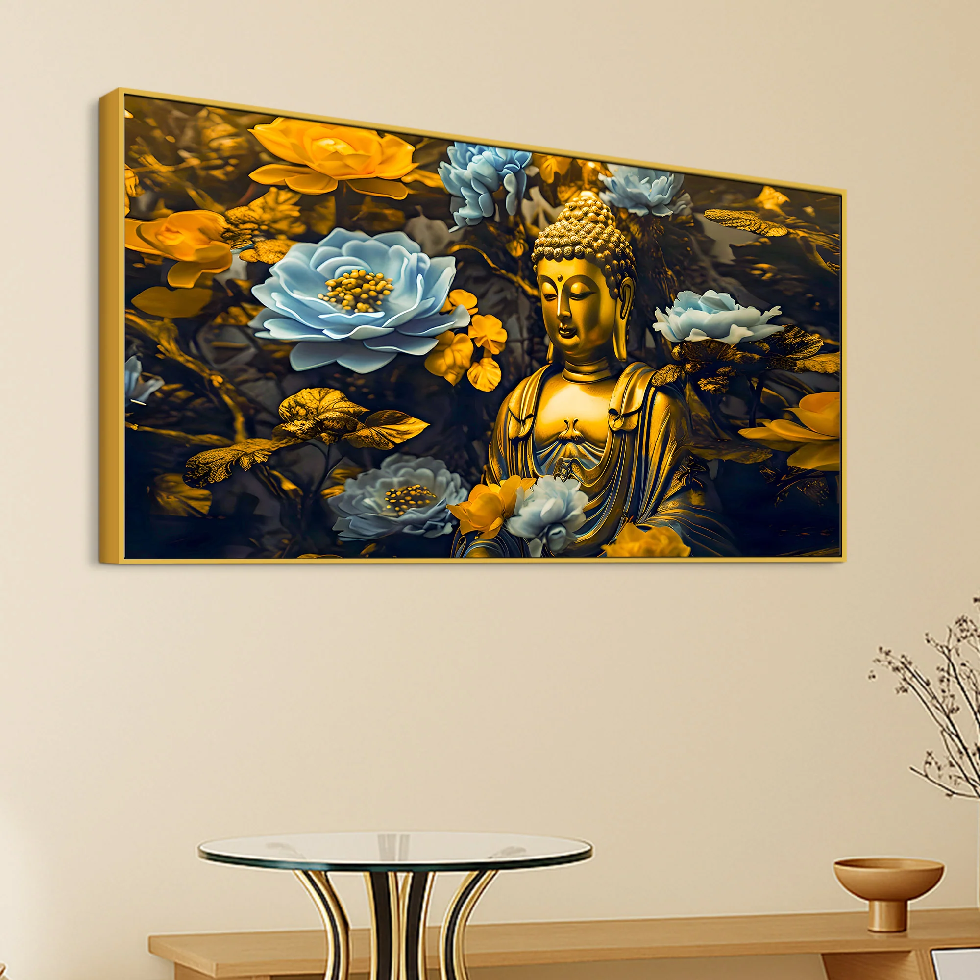 Gautam Buddha Wall Painting for Premium Living Room Décor - Image 5