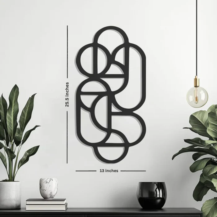 Geometric Nexus Design Wall Metal Art Decor - Image 6