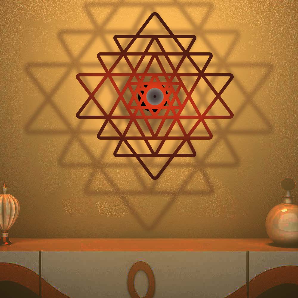 Geometric Shape Design Shadow Lamp - Image 3