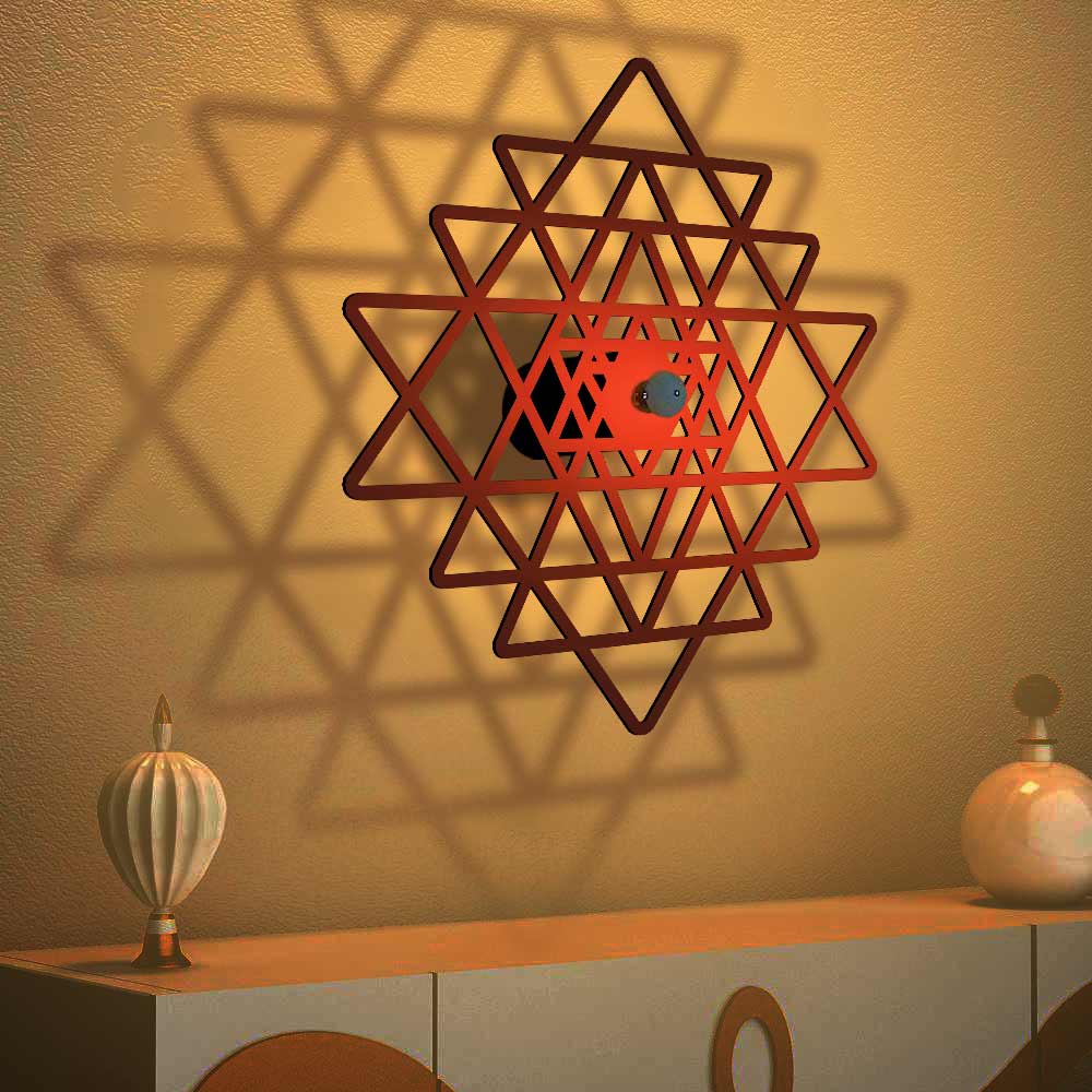 Geometric Shape Design Shadow Lamp - Image 4