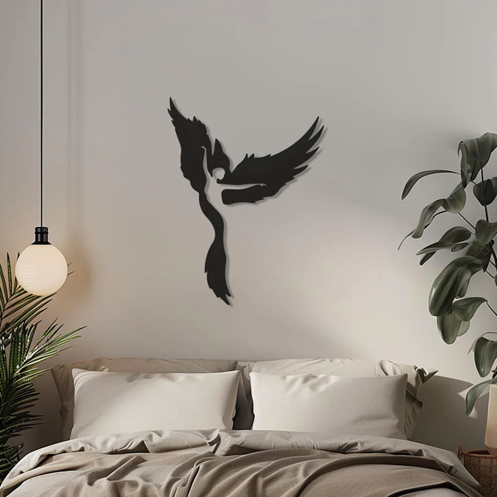 Girl Dancing inside the Eagle Metal Wall Art Decor - Image 2