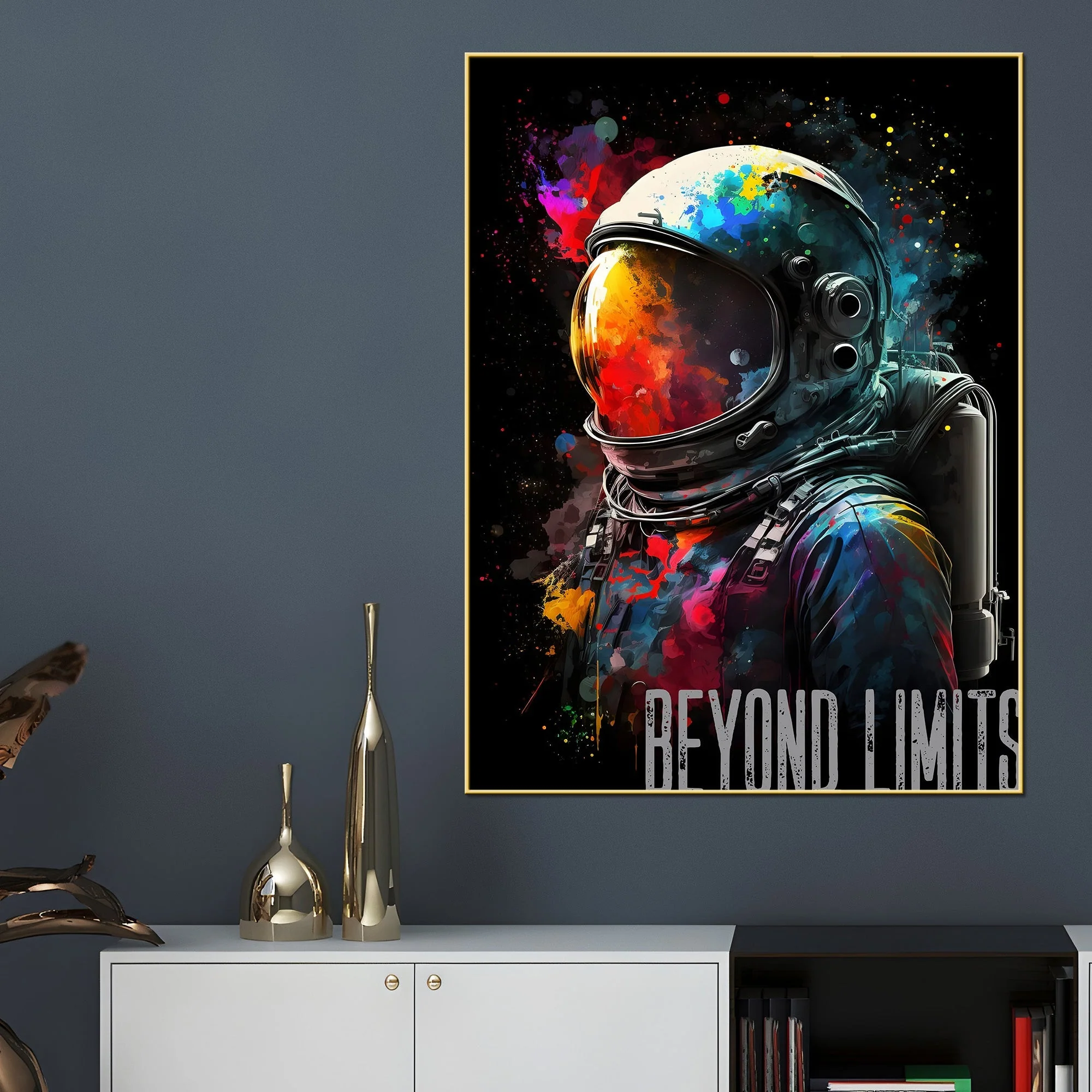 Go Beyond Your Limits Cotton Canvas Wall Painting - Image 2