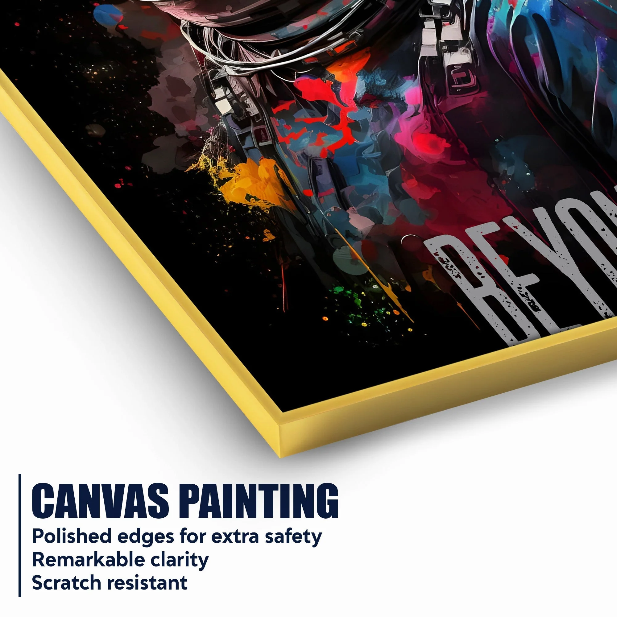 Go Beyond Your Limits Cotton Canvas Wall Painting - Image 4