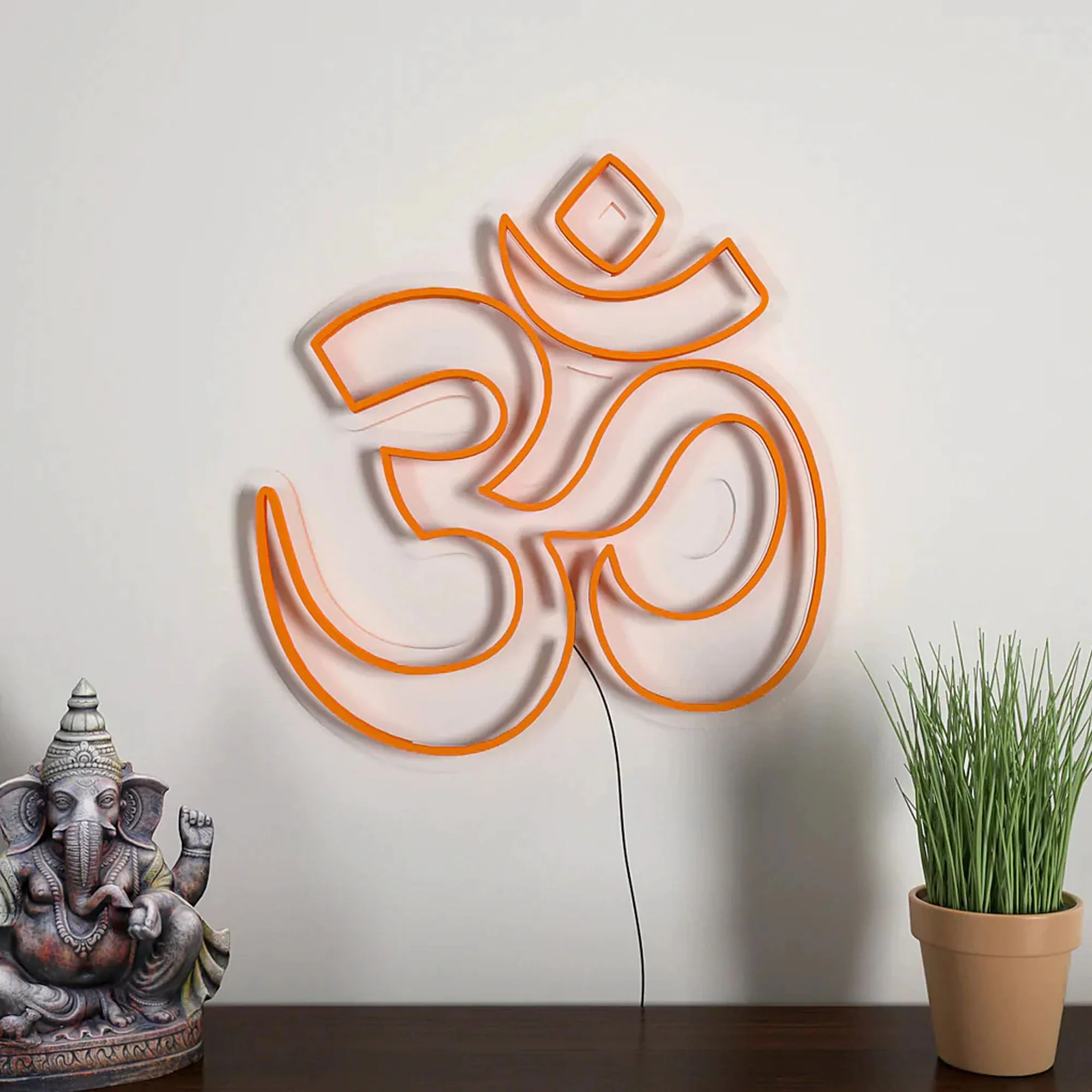 Gold OM Sign Warm Neon Light - Image 8