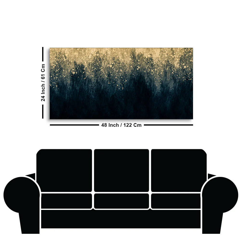 Gold Splash Texture Premium Wall Painting - Image 7