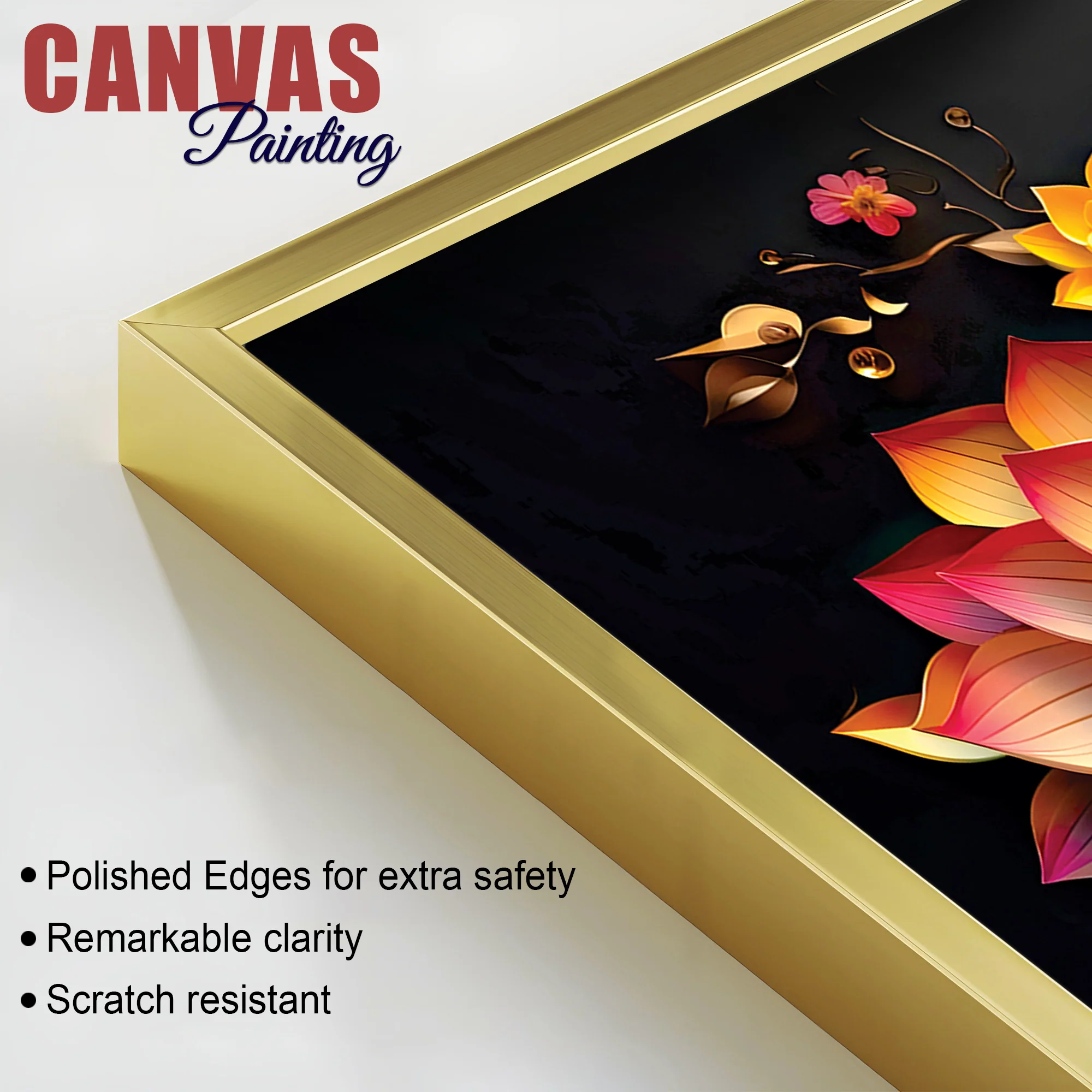 Golden Buddha Painting for Positive Energy Wall Décor - Image 6