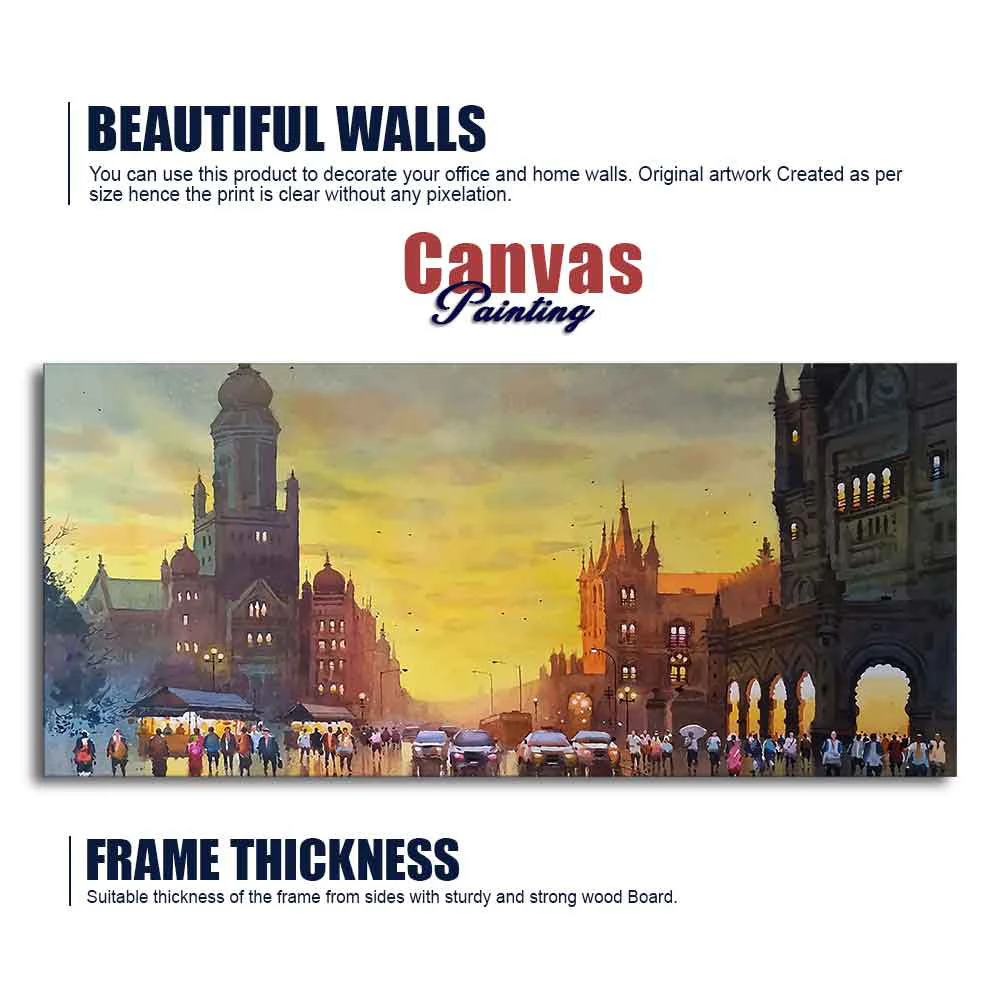 Golden Gate Bridge Abstract Premium Canvas Wall Painting - Image 6