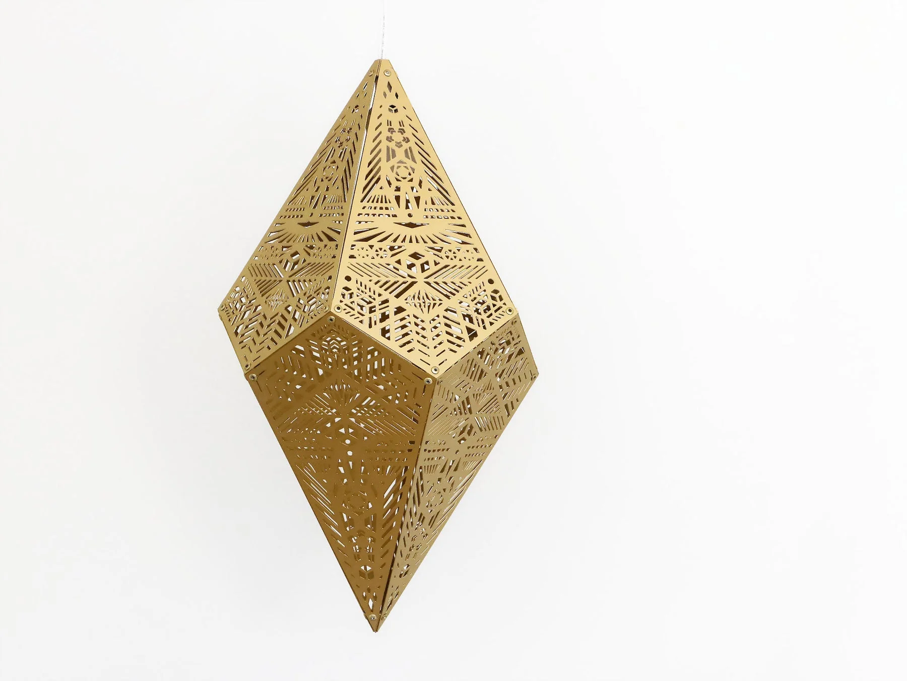 Golden Shadow Casting Hanging Lamp - Image 12