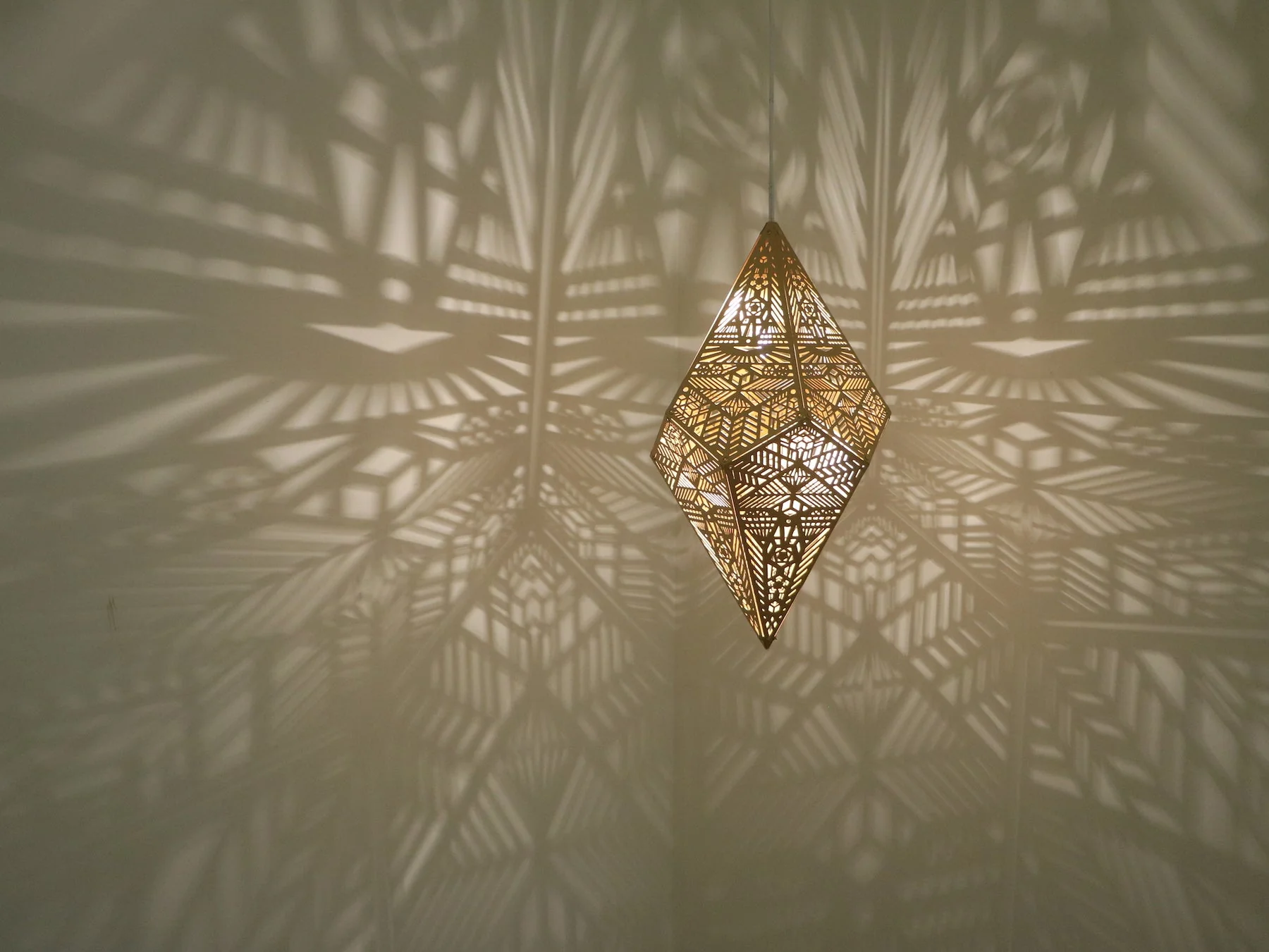 Golden Shadow Casting Hanging Lamp - Image 13