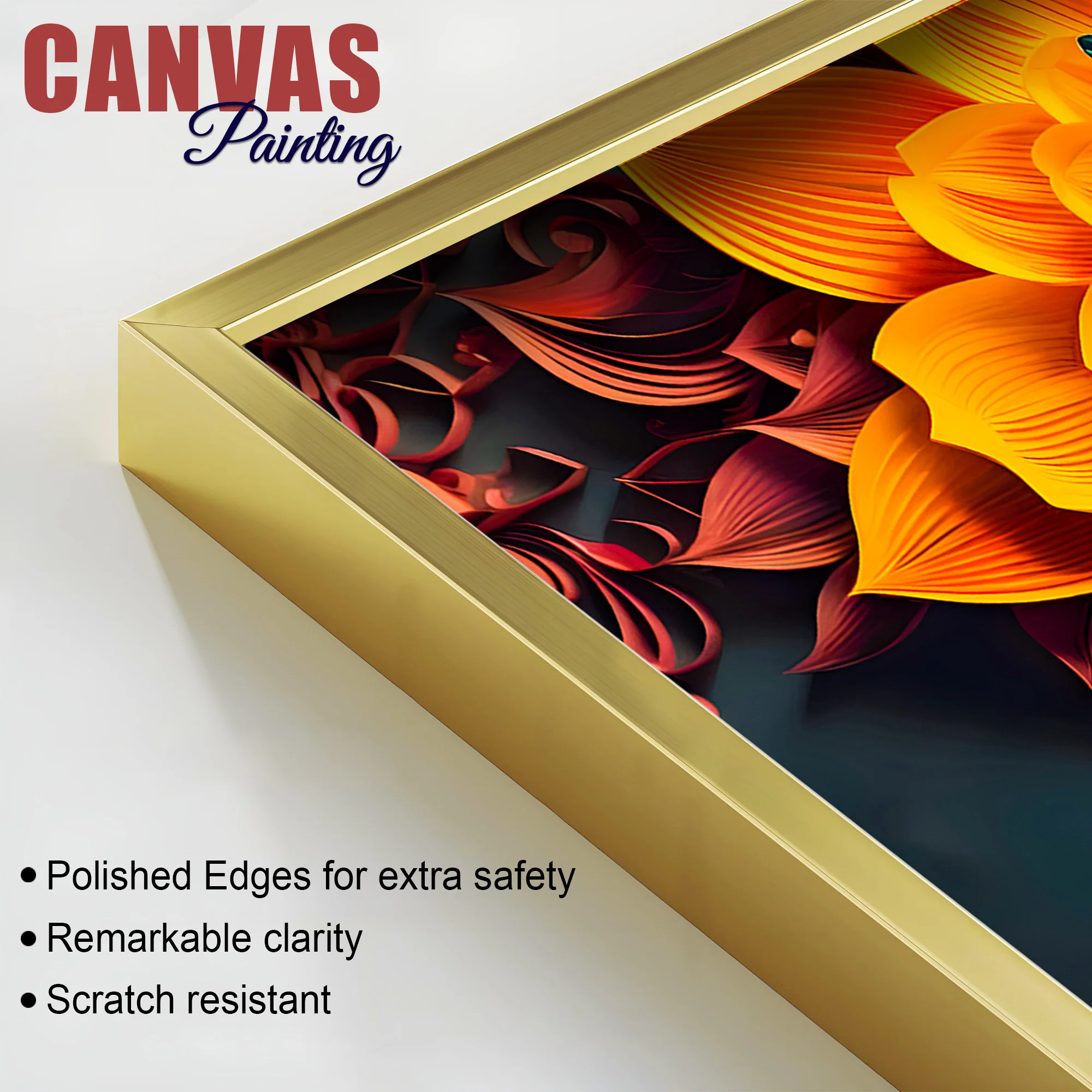 Graceful Buddha Wall Painting for Calm Living Spaces - Image 6