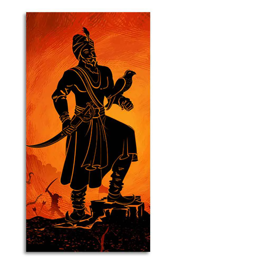 Guru Gobind Singh Canvas Wall Painting - Image 6