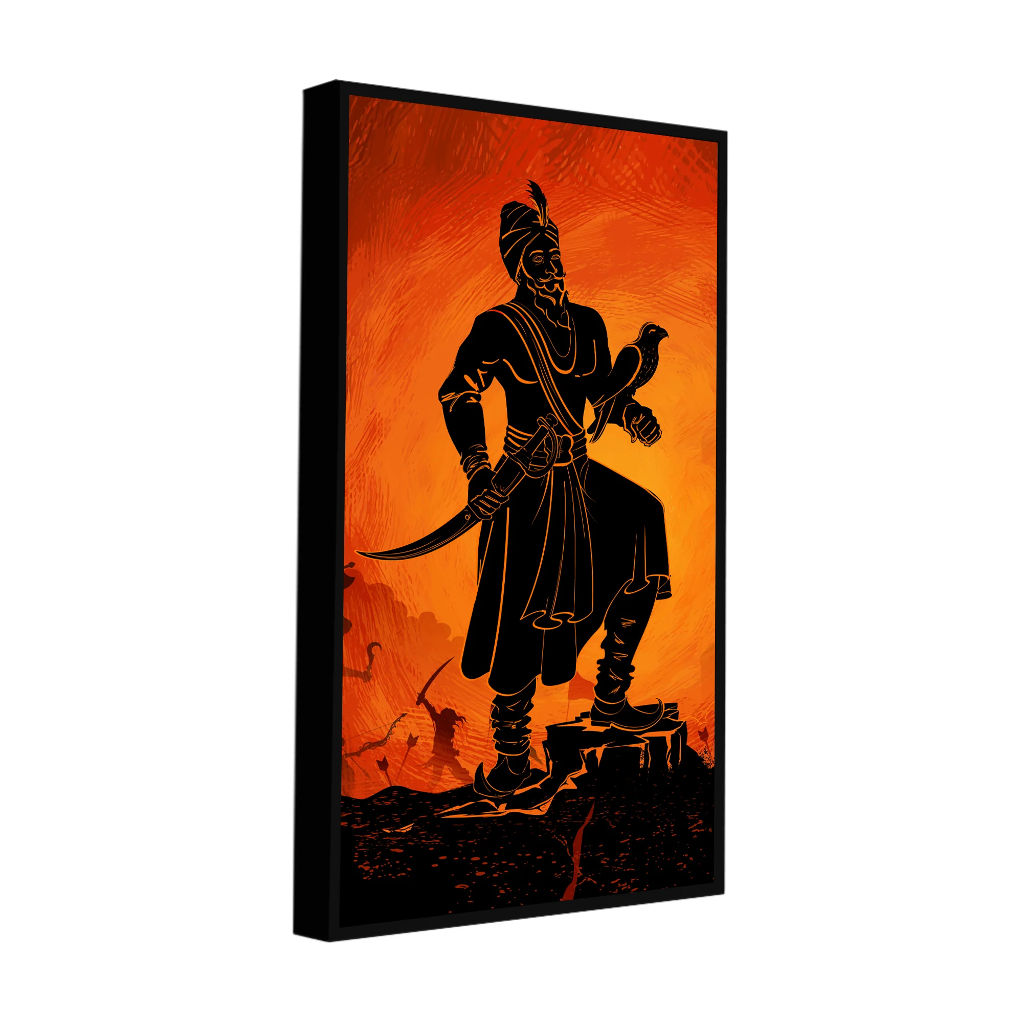 Guru Gobind Singh Canvas Wall Painting - Image 7