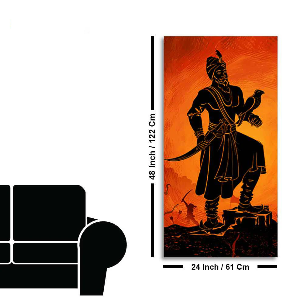 Guru Gobind Singh Canvas Wall Painting - Image 9