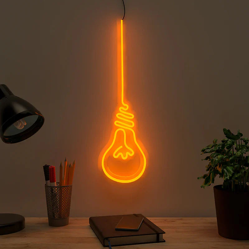 Hanging Bulb Design Neon LED Light - Image 9