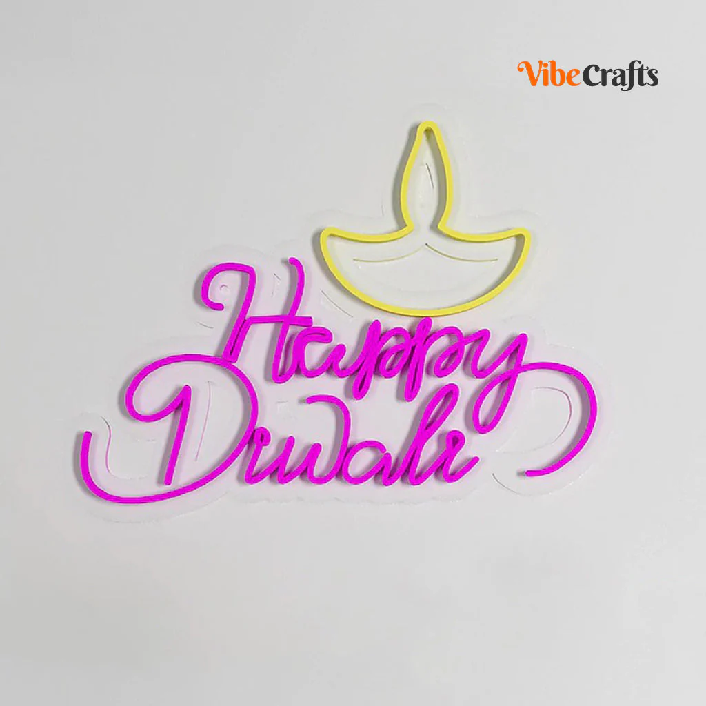 Happy Diwali Design Neon LED Light - Image 4
