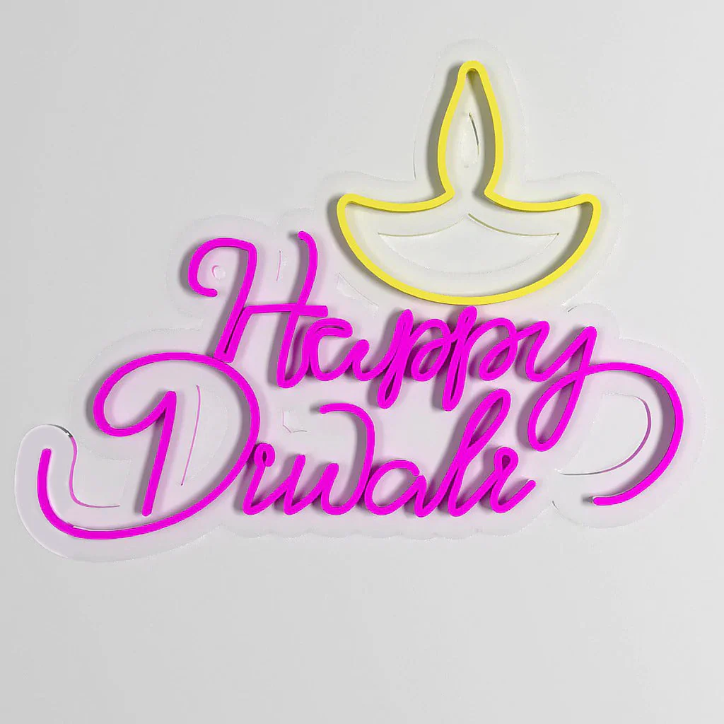 Happy Diwali Design Neon LED Light - Image 5