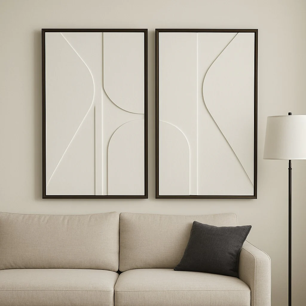 Harmonic Partitions 3D Wall Art Home Decor - Image 4