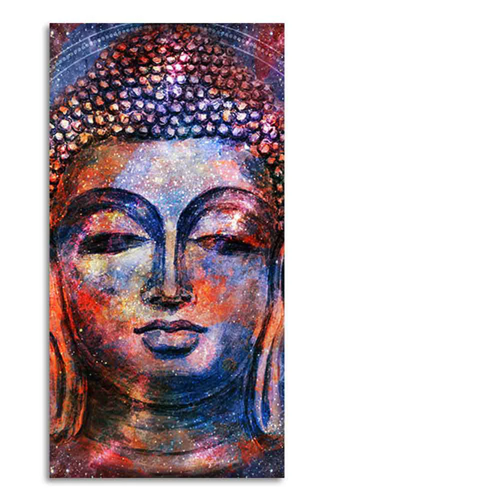 Head of Gautam Buddha Canvas Wall Painting - Image 8
