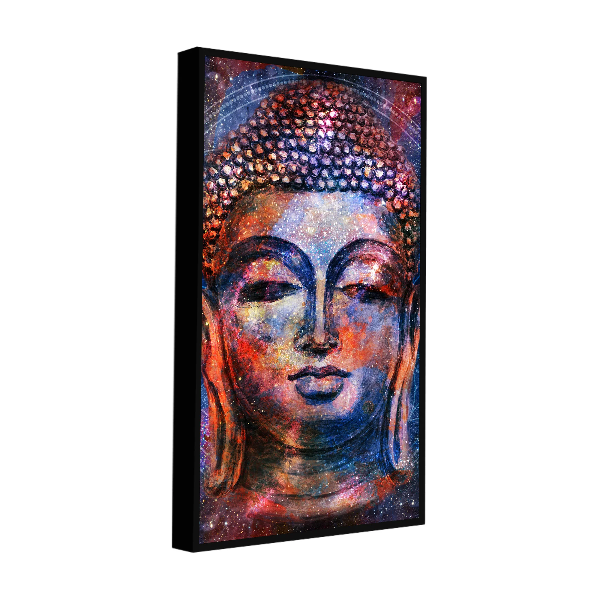 Head of Gautam Buddha Canvas Wall Painting - Image 9