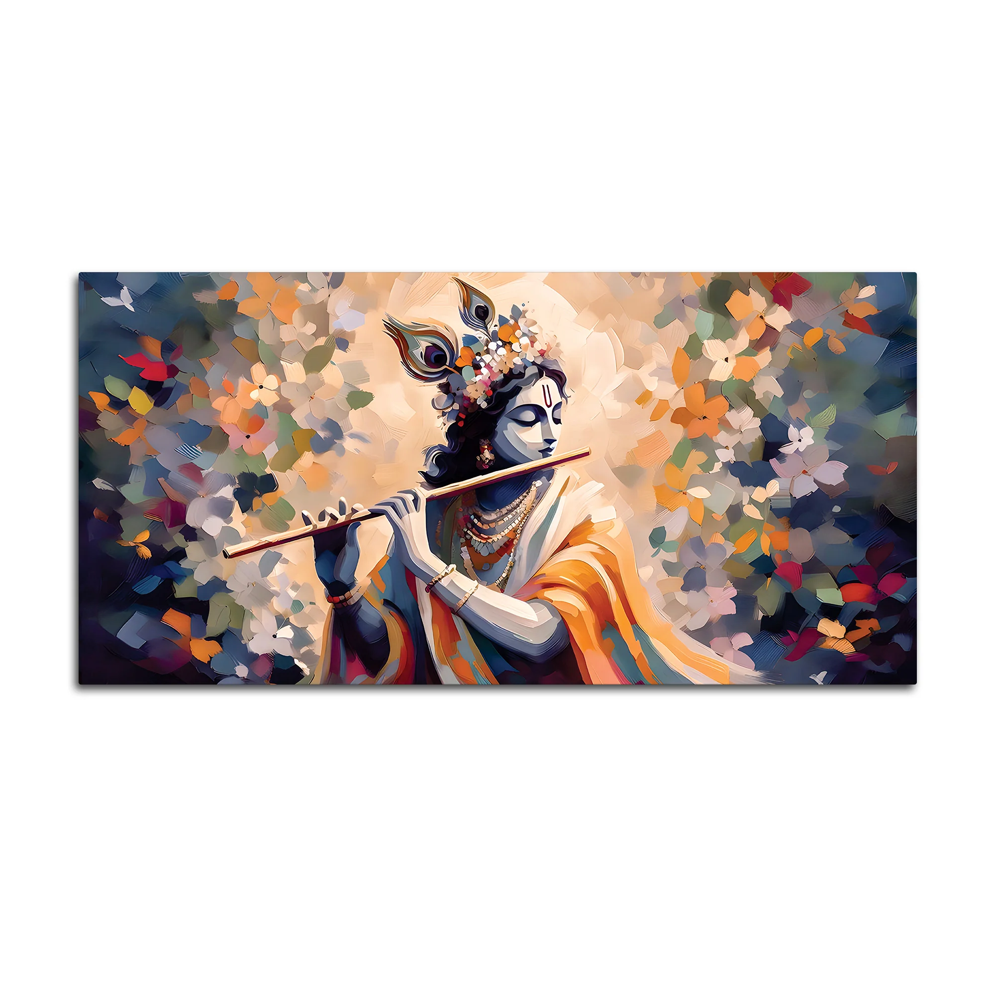 Hindu God Krishna Artistic Painting for Wall Decoration - Image 4