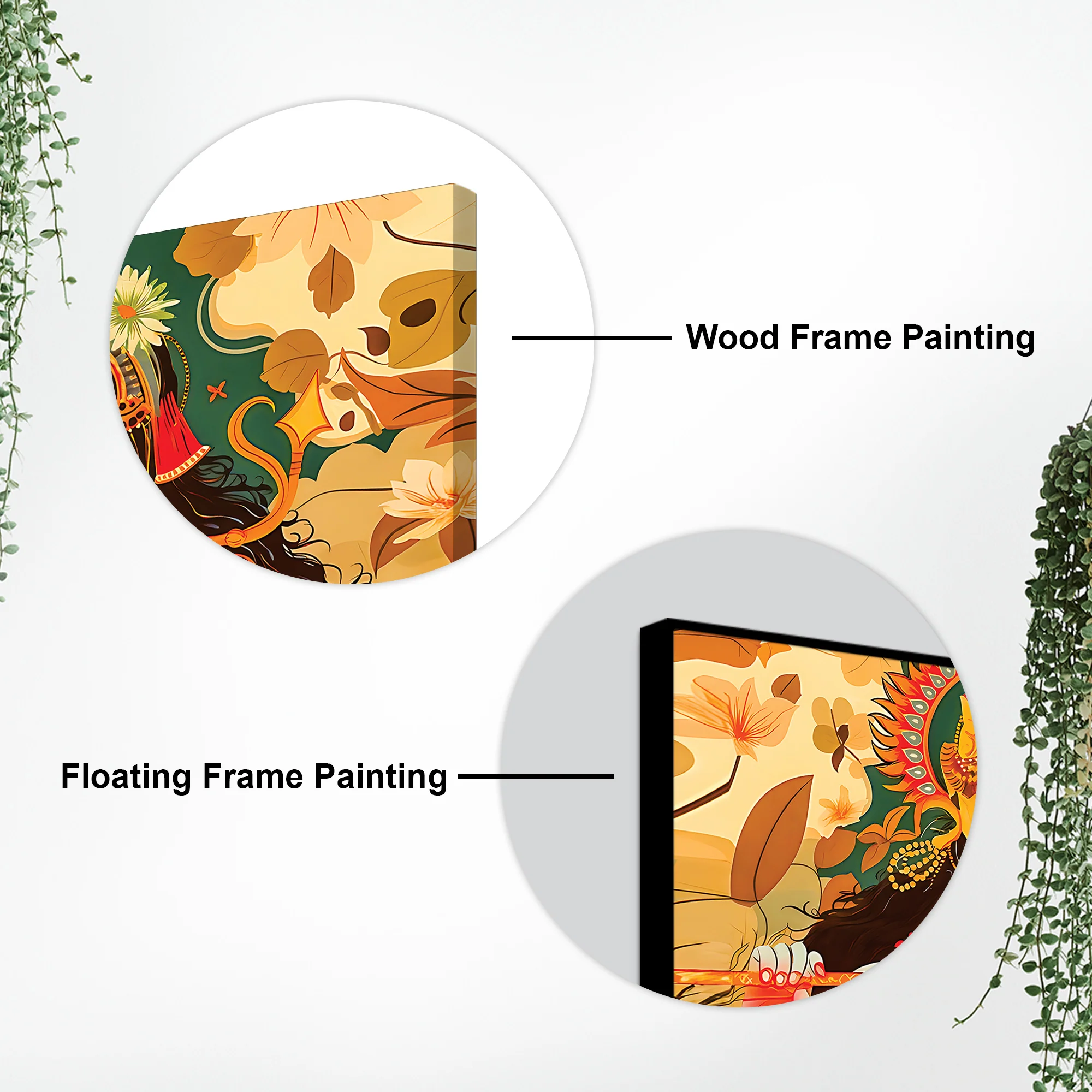 Hindu God Radha Krishna Painting for Elegant Home Decoration - Image 7