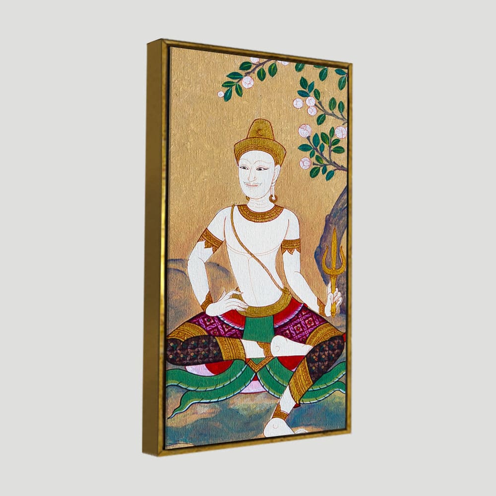 Hindu God Thai Style Art Premium Canvas Wall Painting - Image 5