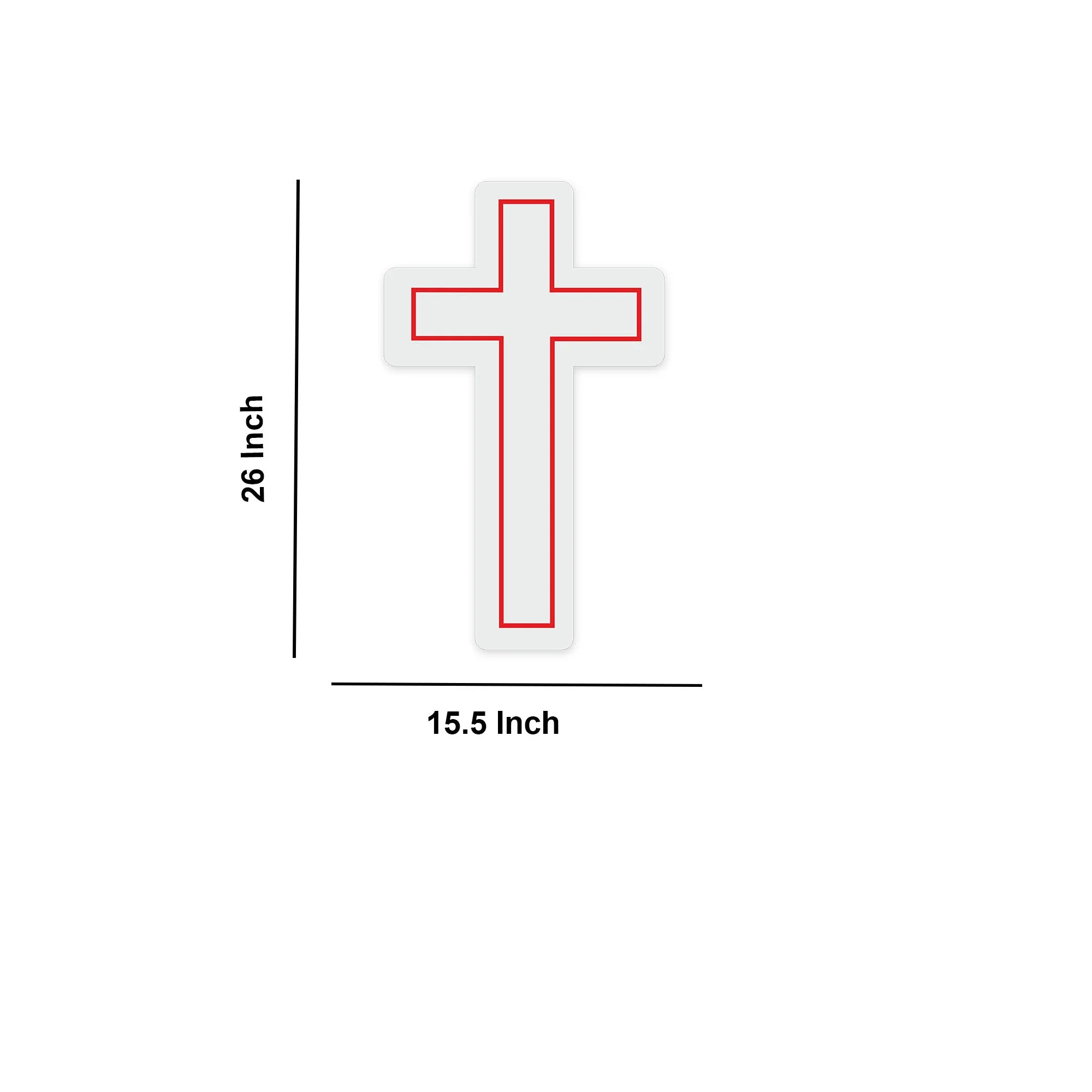 Holy Christian Cross Sign LED Neon Light - Image 3