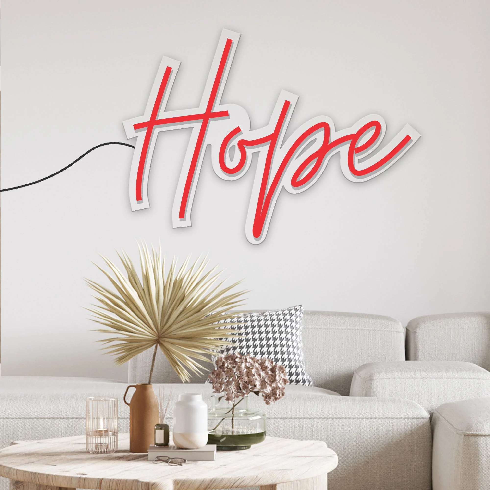 Hope Text Neon Sign LED Light - Image 2
