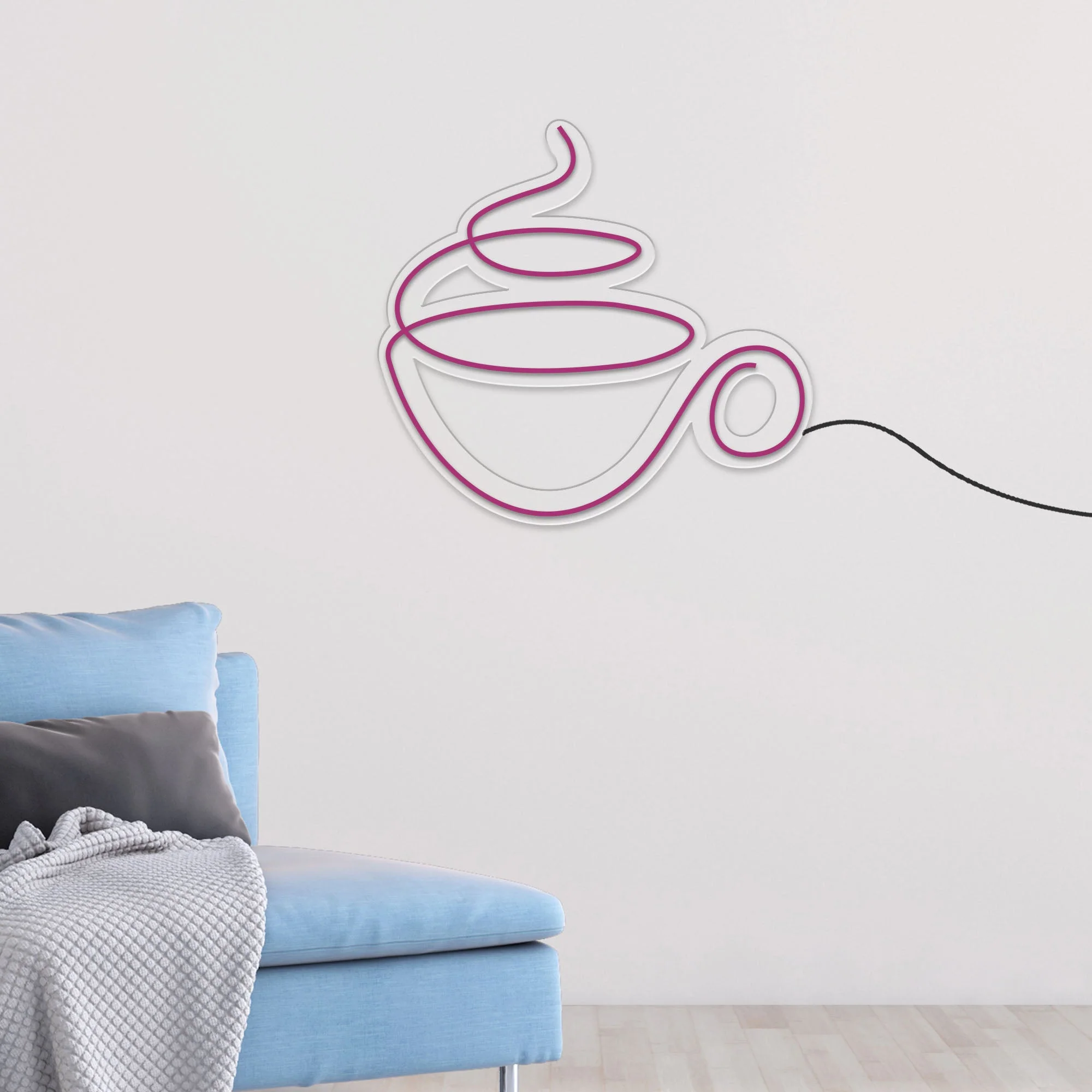 Hot Coffee Neon Sign LED Light - Image 2