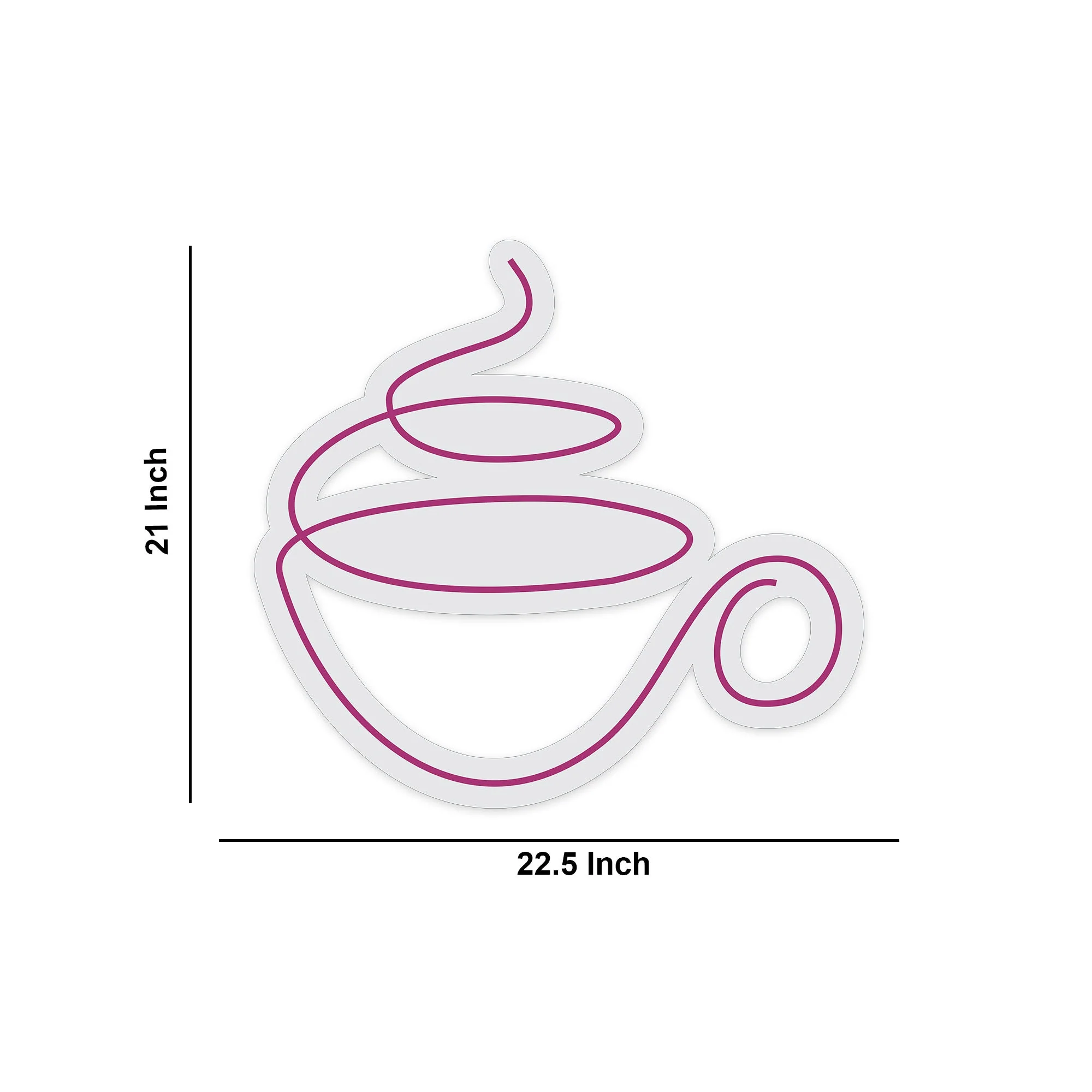 Hot Coffee Neon Sign LED Light - Image 3